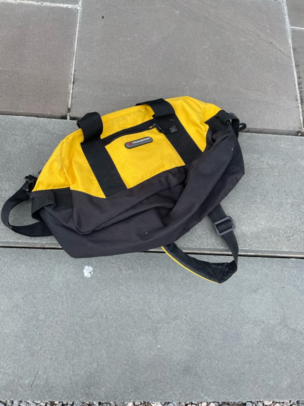 Timbuk2 Yellow and Black Colorblock Duffel Bag